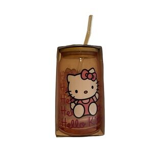 Sanrio Hello Kitty Pink Tumbler with Straw